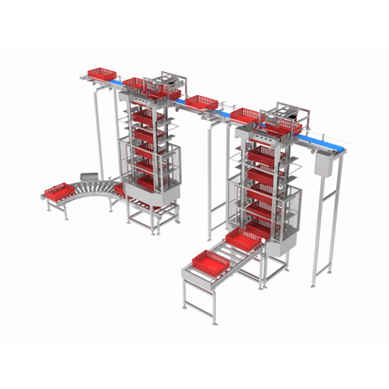  多种纸箱分配机